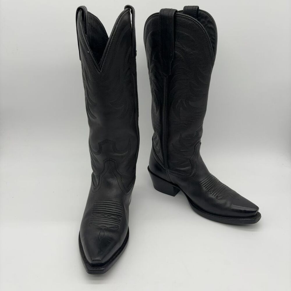 Tecovas The Annie Black Leather Western Boots